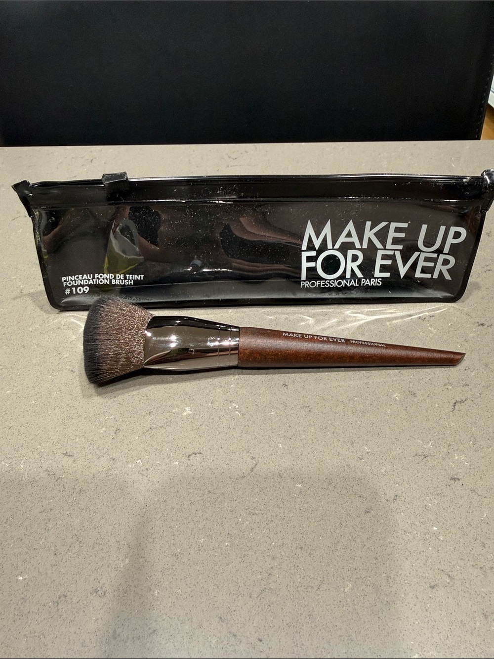 Makeup Forever #109 Angled Foundation Brush, new/unused